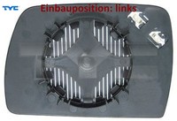 TYC 303-0108-1 Spiegelglas FüR AußEnspiegel Links FüR BMW