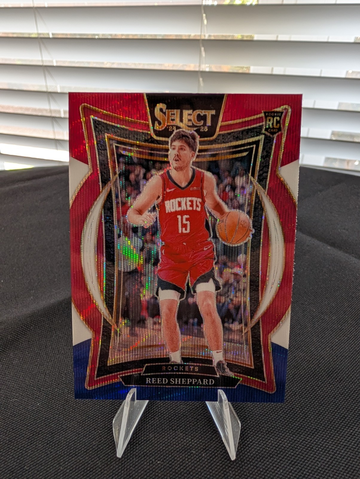 2024-25 Panini Select - Concourse Reed Sheppard #68 Tri-Color Prizm (RC)
