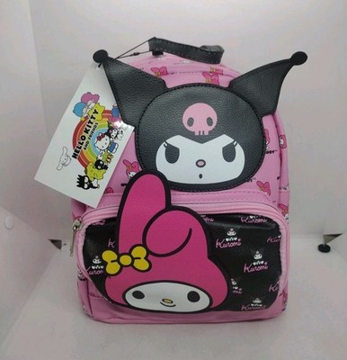 Hello Kitty My Melody All Over print 10'' Mini Deluxe Backpack Kuromi 
