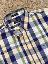 Vintage Christian Dior Monsieur Striped Button Down Mens Large Y2K Outdoors 90s