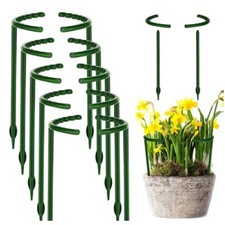 6pc Garden Trellis, Tomato Cage Tall Plant Support Climbing Vines Flowers Stands