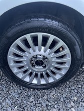 Fiat 500 Lounge Alloy Wheels With Tyres Used Condition