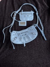 Blue Snake Print Bag