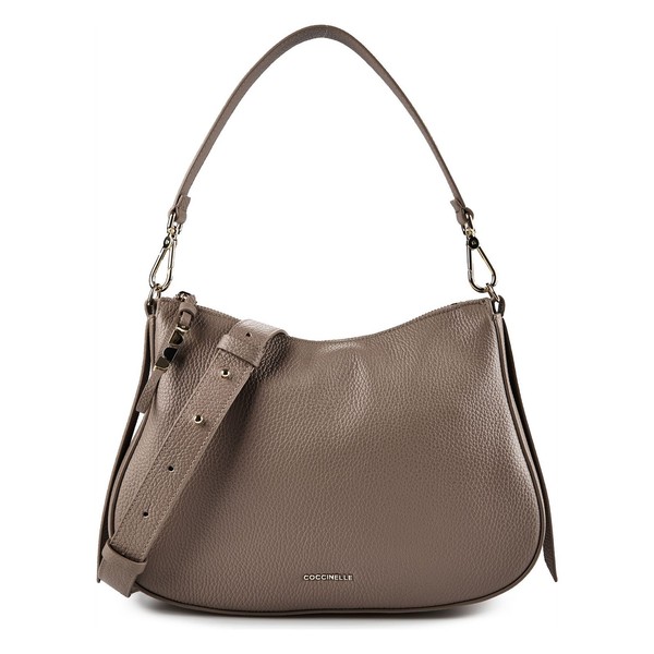 Coccinelle Nory Schultertasche Leder 30Cm #COC-E1U45130201 (Warm Taupe)-image