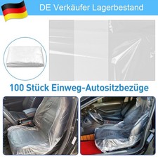 100 x Einweg-Sitzschoner, KFZ, Werkstatt, Auto-Schonbezug Autositzbezüge NEU