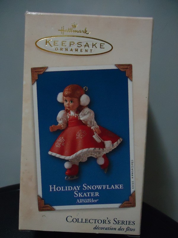 NIB VTG Hallmark Keepsake Christmas Ornament Holiday Snowflake Skater NOS X-Mas