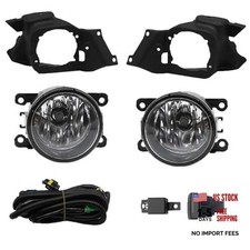Pair Fog Lights Assembly Compatible with CRV 2012 2013 2014 Front Bumper Fog