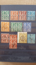 Lot  blocs Timbres semeuse à definir cote ++++