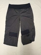 Women's PrAna Blue Elastic Waist  Ankle Jogger Pants TgSz Large Meas 32.5x27