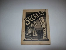 SECRETS! Old and New: Cooking Cleaning Cookbook Tips by Marie Schmidt, 1932, x