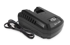 Snow Joe 24VCHRG-QC iON+ Quick Charge Dock For iBAT24 & 24VBAT Batteries Black