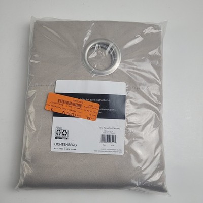 NEW Sun Zero 40'' x 84'' Grommet single curtain panel 'Stone' #CT15