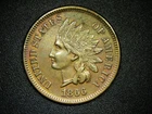 1866 Key-date Indian Head Cent! AU+++ Condtion Seldom Seen Rare Coin!