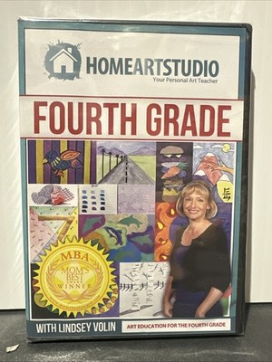 NEW/SEALED Home Art Studio Fourth Grade DVD by Lindsey Volin ~ HomeArtStudio