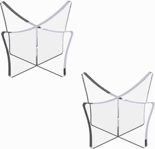 Acrylic Large Ball Stand Holder 4.7X2.6 Inch, 2-Pack Display Stand for Football