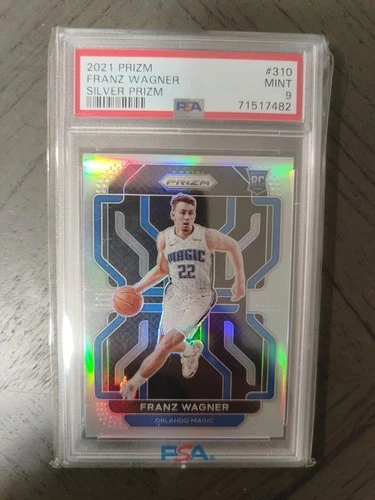 2021-22 Prizm Franz Wagner RC Silver Rookie #310 Magic PSA 9