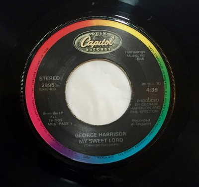 George Harrison - My Sweet Lord / Isn't It A Pity (7'', Single, RE)