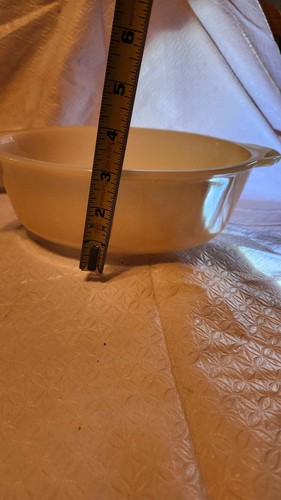 Fire King Peach Lustre Casserole Dish Set 1.5 Qt Oval & 2 Qt Round Made In USA - Picture 15 of 15