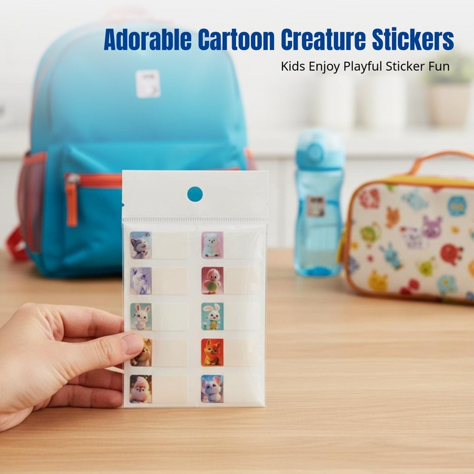 Writable Name Label Stickers, Waterproof, Multi-Design | eBay Australia