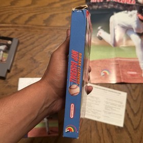 Roger Clemens' MVP Baseball (1991)(Nes) CIB w Manual & Poster.