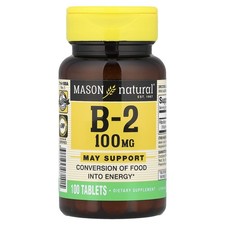 Vitamin B-2, 100 mg , 100 Tablets