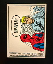 1966 Donruss Marvel Super Heroes High End SET BREAK #34 Spider-Man - Rookie