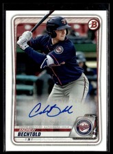 2020 Bowman Prospect Autographs Andrew Bechtold Auto Minnesota Twins #PA-AB