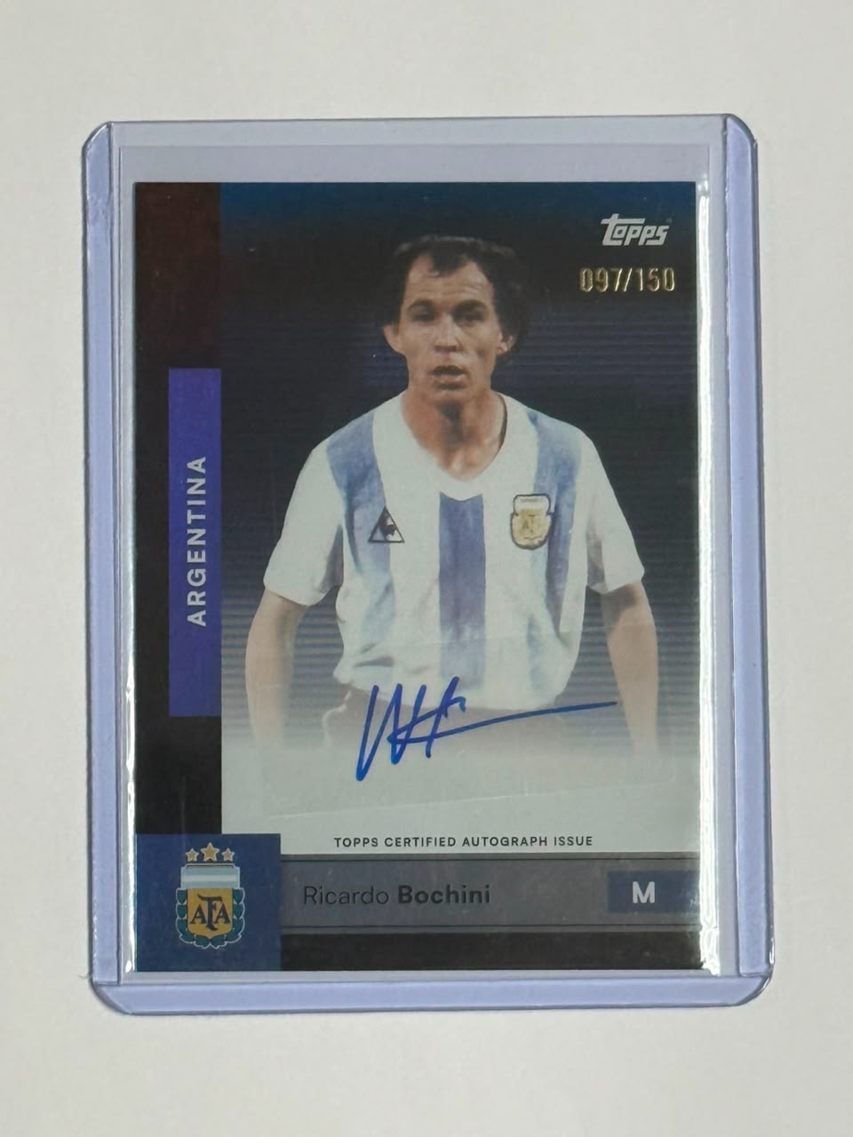 Ricardo Bochini Autograph /150 - Topps Team Set Argentina 2026 BC-RB view 1