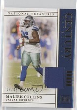 2019 Panini National Treasures Century Materials Prime 9/49 Maliek Collins 4l6