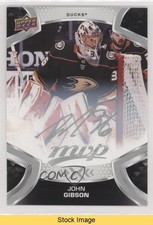 2021-22 Upper Deck MVP Silver Script John Gibson #40 READ 0qr0