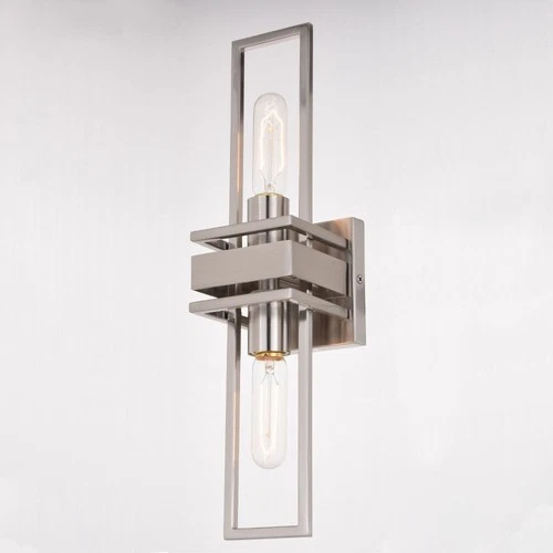 Marquis 2-Light Wall Sconce in Contemporary and Rectangular Style 18.75 Inches - Picture 8 of 13