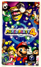 NO GAME/CASE Manual ONLY Mario Party 4 Nintendo GameCube Authentic GUC