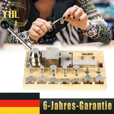 Biegemaschine Ringbieger Metall + Holz für Ohrring Halskette Armband Ring DE