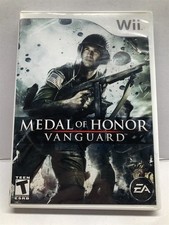 Medal of Honor: Vanguard (Nintendo Wii, 2007) Complete w/ Manual - Tested