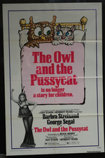 The Owl and The Pussycat Poster 1973 One Sheet Barbra Streisand Folded R73/190