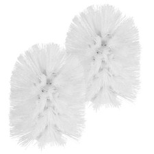2pcs Plastic Brush Replacement Heads for Bathroom Use