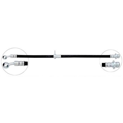Bremsschlauch 448 mm INN M10x1.0 BANJO 10.0 mm A.B.S. für u.a. HONDA PRELUDE