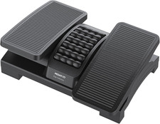 Ergonomic Footrest, Tilt Adjustable Individual Platforms, Height Adjustable Foot