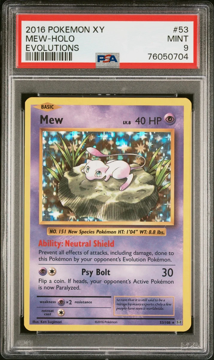 how much is mew pokemon card worth Mew Pokémon TCG Holo Rare Individual Collectible Card Game Cards for sale
