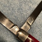 Moore Maker USA 5201U 2 Blade Trapper Red Wood Scales 3 7/8” Closed  Good Snap — photo 5