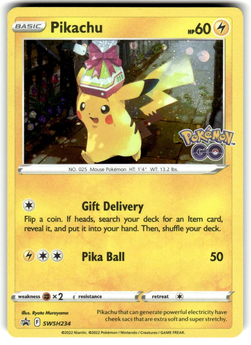 Preços baixos em Pikachu SWSH234 SWSH: Sword & Shield Promo Cards