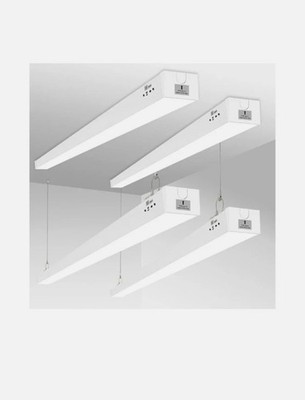 DAKASON 8FT LED Linear Shop Light 4Pack 100W Dimmable 5000K White