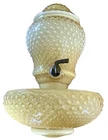 VTG 1940s FENTON HOBNAIL AMBER MILK GLASS LAVABO WALL FOUNTAIN PLANTER BOWL &LID