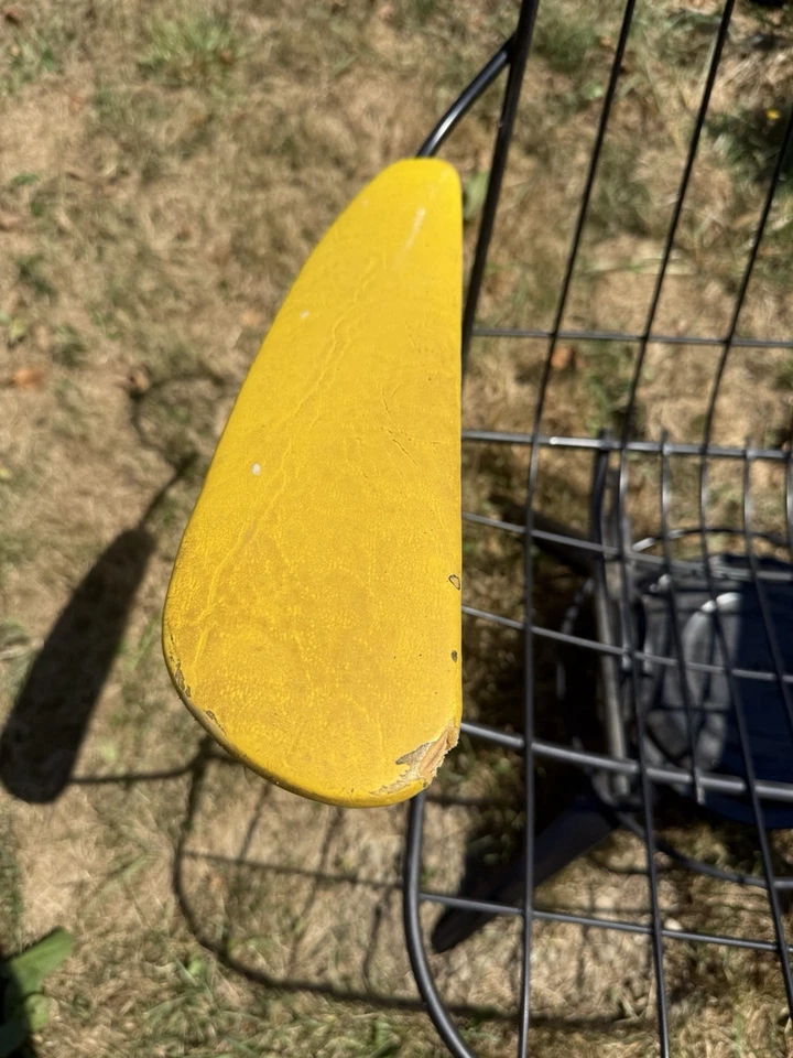 Sillón basculante giratorio de alambre Homecrest moderno vintage de mediados de siglo Foto 4 de 4