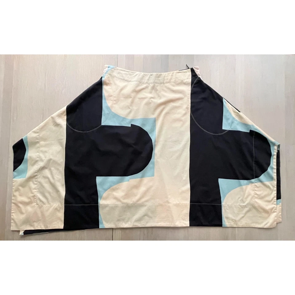 Falda Marimekko Avant Garde, Falda Geométrica Asimétrica Talla XL / XXL Foto 3 de 4