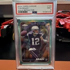 2024 Topps Chrome Tom Brady Aqua Refractor #120 PSA 9 Serial /199 Football