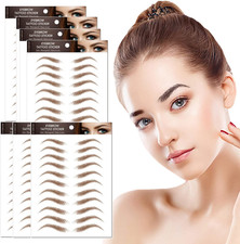 7 Sheets Eyebrow Tattoo Stickers 4D Hair-Like Waterproof Fake Eyebrow Stickers
