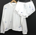 Adidas Alexander Wang Scattered Trefoil White Windbreaker and Shorts Women's M