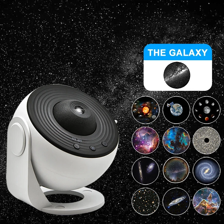 LED Galaxy Projector Starry Night Light Sky Star Party Lamp Planetarium Room US - Image 3 of 4