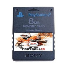 NCAA Football 2010 Real Name Roster Update File PlayStation 2 PS2 Memory Card